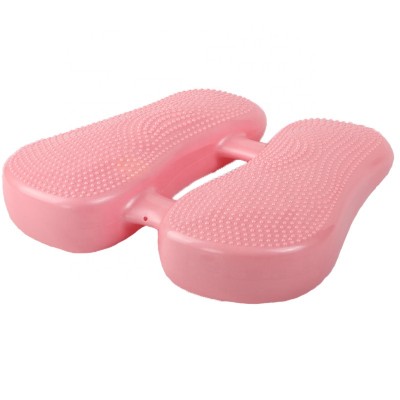 Women's Mini Inflatable Stepper PVC Massage Dots Wobble Balance Cushion Board Slim Pain Relieve Air Stepper for Fitness Training