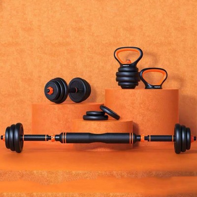 10-45kg aerobics weight lifting set kettlebell dumbbell barbell muscle strength training fitness equipment foam handle